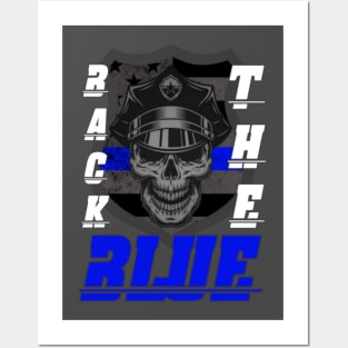 Back the Blue Shield Posters and Art